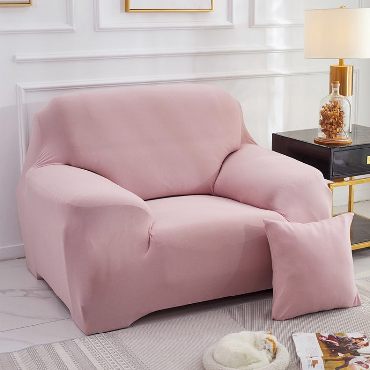 Sofa All-inclusive Universal Set Sofa Full Cover Add One Piece of  Pillow Case, Size:Single Seater(90-140cm)(Silvery Grey)