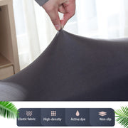 Sofa All-inclusive Universal Set Sofa Full Cover Add One Piece of  Pillow Case, Size:Three Seater(190-230cm)(Dark Blue)