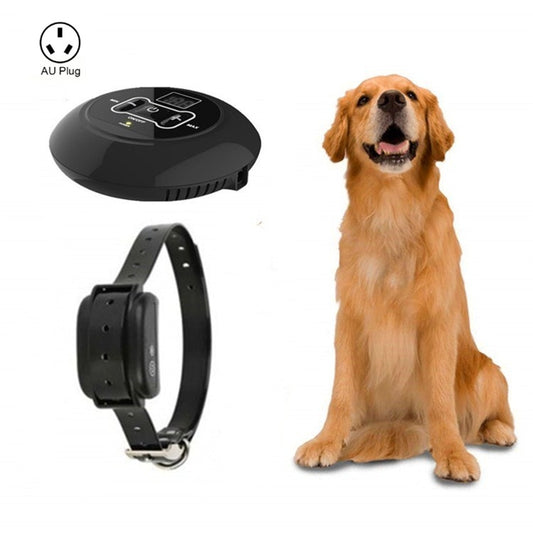 Electronic Fence Wireless Pet Training Device Bark Stop, Plug Type:AU  Plug(With 1 Collar) - Training Aids by PMC Jewellery | Online Shopping South Africa | PMC Jewellery | Buy Now Pay Later Mobicred