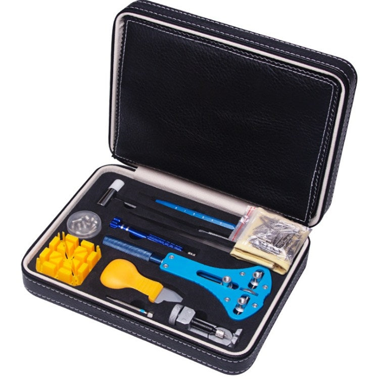 143 in 1 Watch Remover Watch Repair Tool PU Storage Bag Set(Black) - free shipping - PMC Jewellery - Order now!