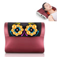 Cervical Spine Massage Pillow Neck Waist Back Multifunctional Electric Massage Cushion, Plug Type:EU Plug(Red White) - free shipping - PMC TechLife - Order now!