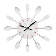 Cutlery Metal Kitchen Wall Clock Spoon Fork Creative Quartz Wall Mounted Clocks Modern Design Decorative Horloge White - Wall Clock by PMc TechLife | Online Shopping South Africa | PMc TechLife | Buy Now Pay Later Mobicred