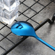 Creative Musical Note Spoon Coffee Stirring Scoop Stainless Steel Titanium Music Bar Spoon Gift Spoon(Black)