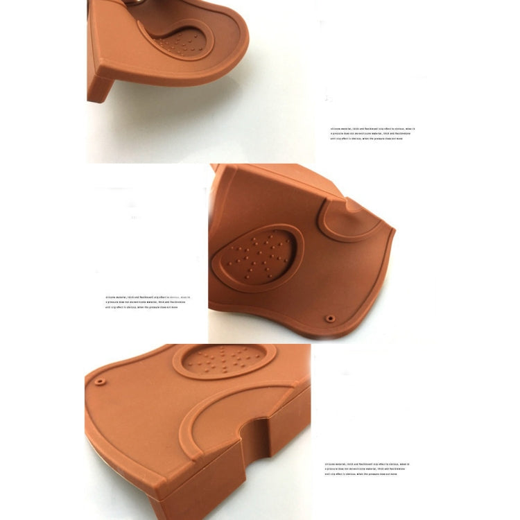 Pressure Pad Non-slip Filling Corner Coffee Pad, Size:Small 12.5��14cm(Brown) - free shipping - PMC TechLife - Order now!