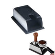 Stainless Steel Silicone Espresso Coffee Tamper Stand Barista Tool Powder Pad Hammer Pad(Black) - free shipping - PMC TechLife - Order now!