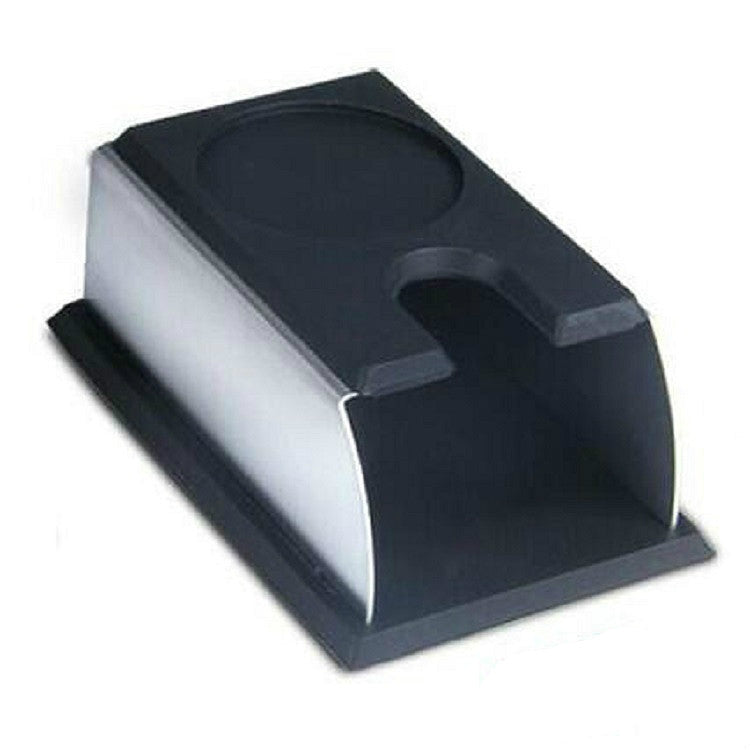 Stainless Steel Silicone Espresso Coffee Tamper Stand Barista Tool Powder Pad Hammer Pad(Black) - free shipping - PMC TechLife - Order now!