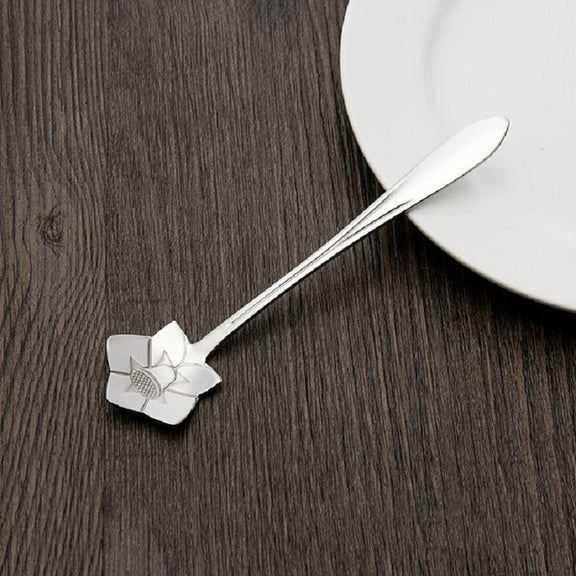 3 PCS Stainless Steel Household Creative Flower Spoon Coffee Stirring Spoon, Style:Bellflower Spoon