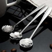 3 PCS Stainless Steel Household Creative Flower Spoon Coffee Stirring Spoon, Style:Cosmos Flower Spoon