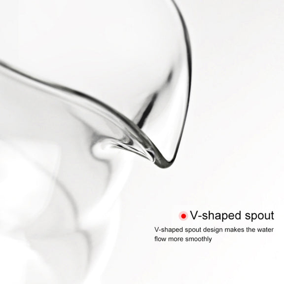 Heat-resistant Hand-made Coffee Glass Pot Cloud Coffee Sharing Pot, Specification:600ml Glass Pot