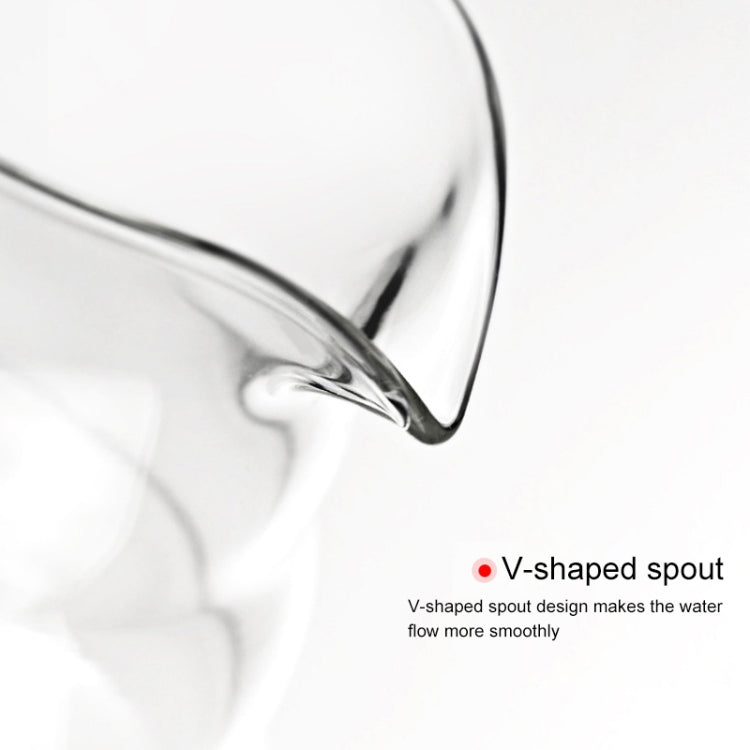 Heat-resistant Hand-made Coffee Glass Pot Cloud Coffee Sharing Pot, Specification:600ml Glass Pot