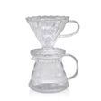 Heat-resistant Hand-made Coffee Glass Pot Cloud Coffee Sharing Pot, Specification:600ml Integrated Glass Filter Cup - free shipping - PMC TechLife - Order now!