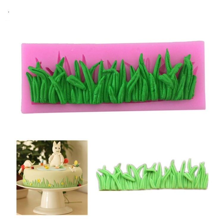 2 PCS Grass Decoration Liquid Silicone Mold Fondant Cake Mold - Food Molds by PMC TechLife | Online Shopping South Africa | PMC TechLife