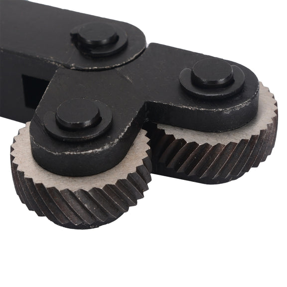 Hardened and Durable Steel Two-wheel Knurled Tool Kit, Style:0.8mm
