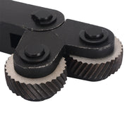 Hardened and Durable Steel Two-wheel Knurled Tool Kit, Style:1.8mm