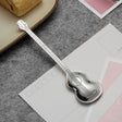 Stainless Steel Coffee Mixing Spoon Creative Musical Instrument Shape Spoon, Style:Guitar, Color:Silver - free shipping - PMC TechLife - Order now!