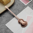 Stainless Steel Coffee Mixing Spoon Creative Musical Instrument Shape Spoon, Style:Guitar, Color:Rose Gold - free shipping - PMC TechLife - Order now!