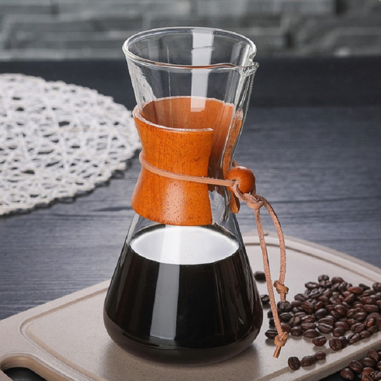 Heat Resistant Glass Coffee Pot Convenient Hand Made Pot, Specification:600ml Coffee Pot - free shipping - PMC TechLife - Order now!