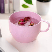 Wheat Straw Coffee Cup Tea Milk Breakfast Cups(Beige)