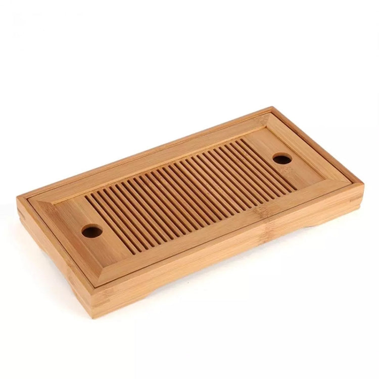 Bamboo Tea Trays Kung Fu Tea Accessories Tea Tray Table With Drain Rack(primary color) - Tea Trays by PMC Jewellery | Online Shopping South Africa | PMC Jewellery | Buy Now Pay Later Mobicred