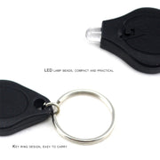 2 PCS Mini Pocket Keychain Flashlight Micro LED Squeeze Light Outdoor Camping Ultra Bright Emergency Key Ring Light Torch Lamp(Purple)