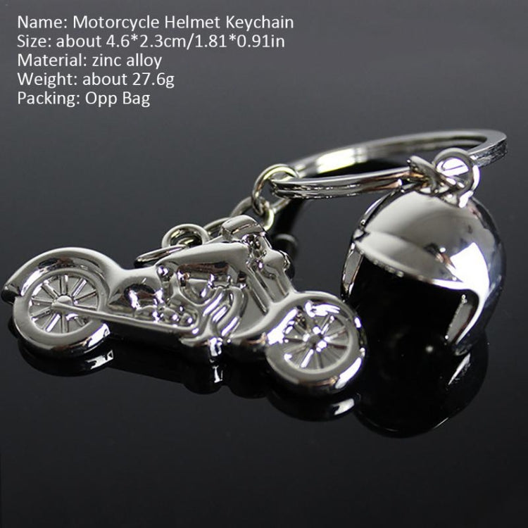 Classic 3D Simulation Model Of Motorcycle Motorcycle Helmet Charms Creation Alloy Key Chain Key Holder Car Key - Key Rings by PMC TechLife | Online Shopping South Africa | PMC TechLife
