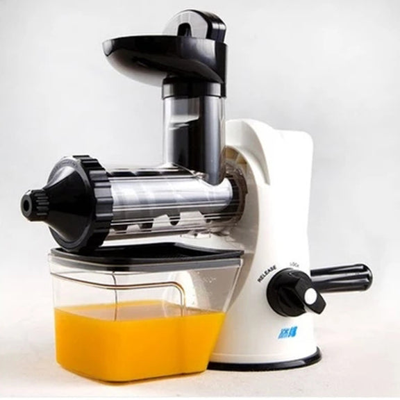 Multifunction Home Manual Juicer Apple Orange Wheatgrass Portable DIY Juicer(Red)