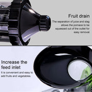 Multifunction Home Manual Juicer Apple Orange Wheatgrass Portable DIY Juicer(Red)