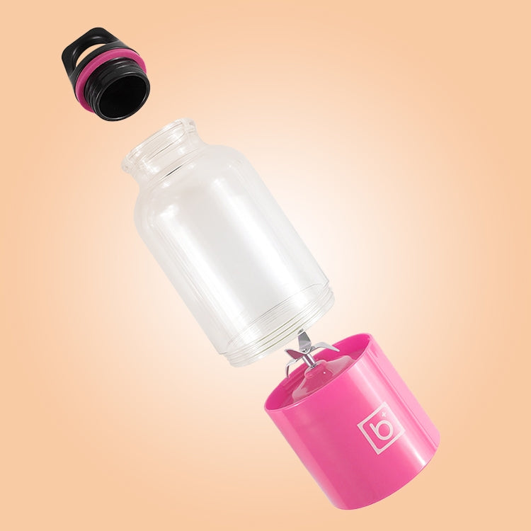 500ml Mini Portable Electric Juicer Cup USB Rechargeable Juicer Blender Maker Shaker Squeezers Fruit Orange Juice Extractor(Pink) - free shipping - PMC TechLife - Order now!
