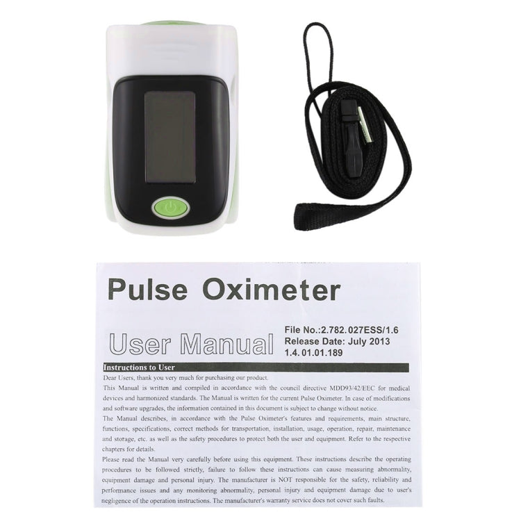 AB-80 Precision Finger Pulse Oximeter Blood Oxygen Monitor(Green)