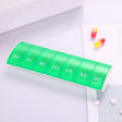Portable Seven-part Mini Storage Pill Box(Green) - free shipping - PMC TechLife - Order now!