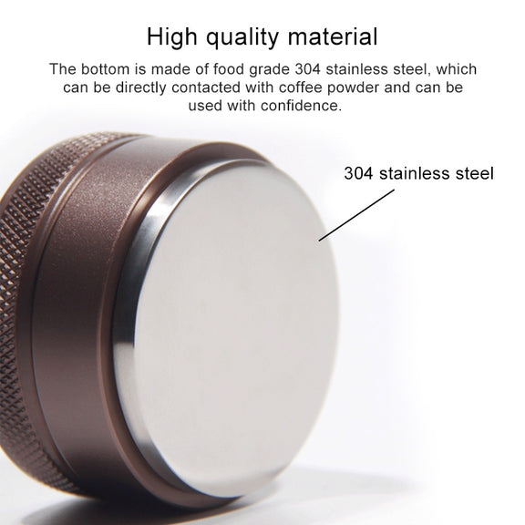 Macaron Stainless Steel Coffee Powder Flat Powder Filling Device, Specification:Three Pulp(Black)