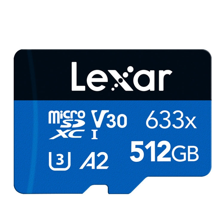 Lexar 633x 512GB High-speed Flash Memory Card Sports Camera Mobile Phone TF Car Driving Recorder Memory Card - free shipping - PMC Jewellery - Order now!