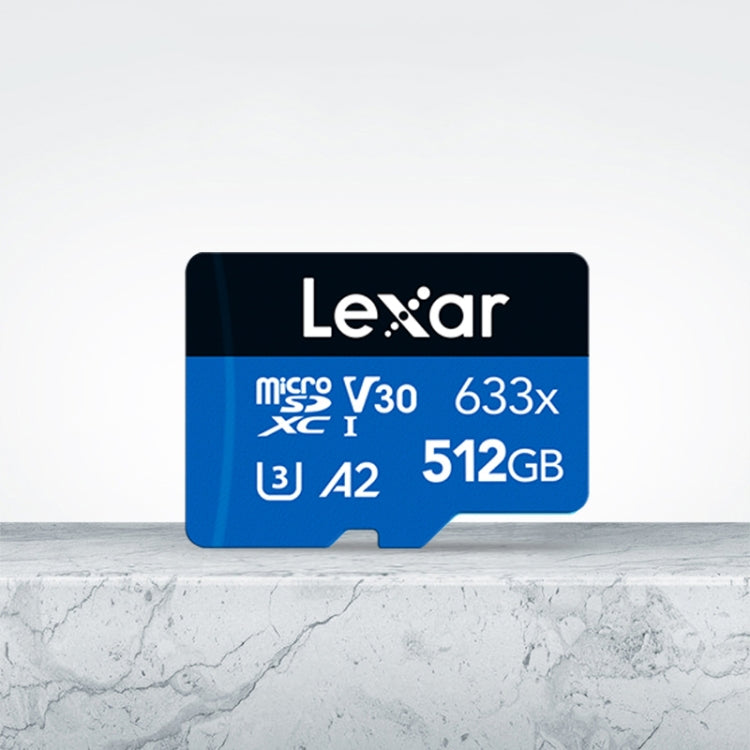 Lexar 633x 512GB High-speed Flash Memory Card Sports Camera Mobile Phone TF Car Driving Recorder Memory Card - free shipping - PMC Jewellery - Order now!