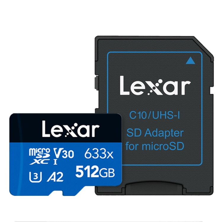 Lexar 633x 512GB High-speed Flash Memory Card Sports Camera Mobile Phone TF Car Driving Recorder Memory Card - free shipping - PMC Jewellery - Order now!
