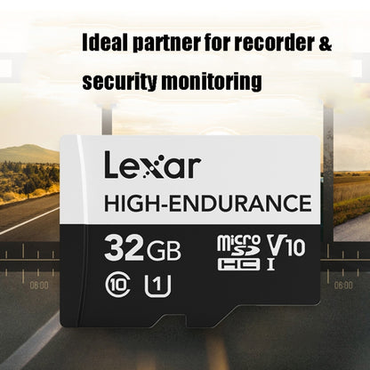 Lexar MicroSDHC 32GB High-endurance Driving Recorder Video Surveillance Camera TF Memory Card Video Card - free shipping - PMC Jewellery - Order now!