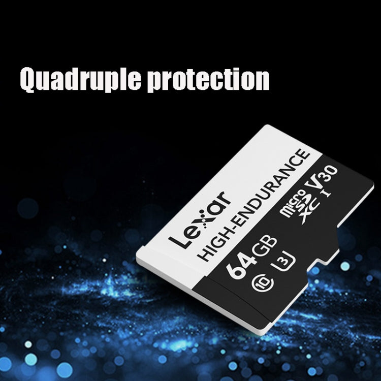 Lexar MicroSDHC 64GB High-endurance Memory Card Driving Recorder Security Monitoring TF Card Video Card - free shipping - PMC Jewellery - Order now!