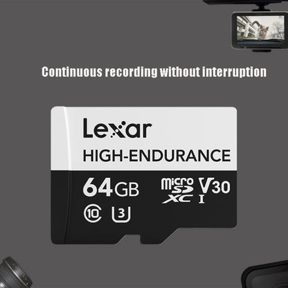 Lexar MicroSDHC 64GB High-endurance Memory Card Driving Recorder Security Monitoring TF Card Video Card - free shipping - PMC Jewellery - Order now!