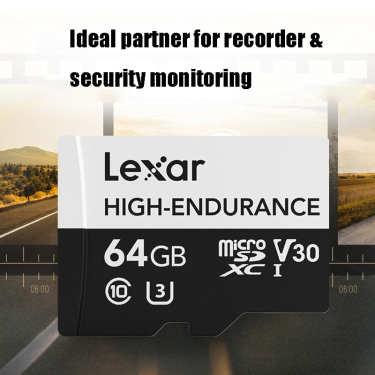 Lexar MicroSDHC 64GB High-endurance Memory Card Driving Recorder Security Monitoring TF Card Video Card - free shipping - PMC Jewellery - Order now!