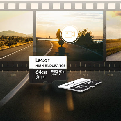 Lexar MicroSDHC 64GB High-endurance Memory Card Driving Recorder Security Monitoring TF Card Video Card - free shipping - PMC Jewellery - Order now!