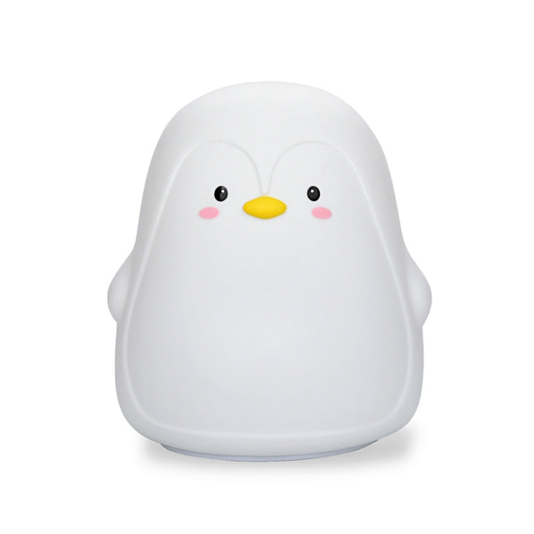 Penguin Silicone Pat Night Light Children Bedside Atmosphere Lamp(White) - Night Lights by PMC TechLife | Online Shopping South Africa | PMC TechLife