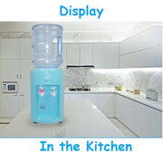 220V Warm Hot Drink Machine 2.5L Electric Portable Desktop Water Dispenser(Blue)