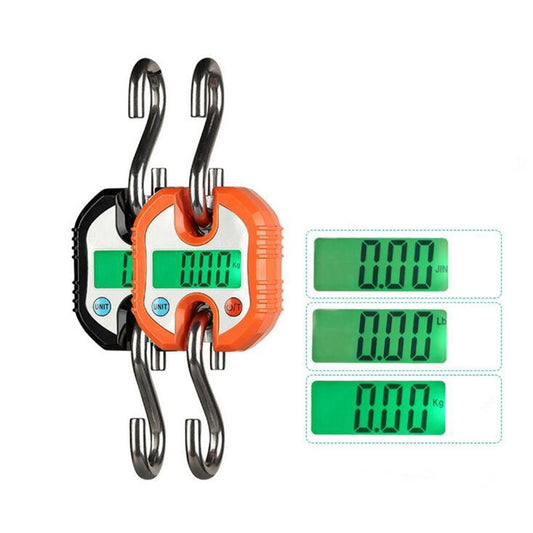 150kg Mini Portable Heavy Duty Electronic Digital Stainless Steel Hook Scale, Random Color Delivery - Hanging Scales by PMC Jewellery | Online Shopping South Africa | PMC Jewellery | Buy Now Pay Later Mobicred