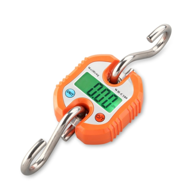 150kg Mini Portable Heavy Duty Electronic Digital Stainless Steel Hook Scale, Random Color Delivery - Hanging Scales by PMC TechLife | Online Shopping South Africa | PMC TechLife | Buy Now Pay Later Mobicred