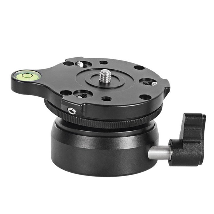 BEXIN DY-60N 1/4 inch Thread Dome Professional Tripod Leveling 360 Degree Panorama Head Base with Bubble Level & 3/8 inch Screw Adapter - Tripod Heads by BEXIN | Online Shopping South Africa | PMC TechLife | Buy Now Pay Later Mobicred