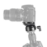 BEXIN DY-60N 1/4 inch Thread Dome Professional Tripod Leveling 360 Degree Panorama Head Base with Bubble Level & 3/8 inch Screw Adapter