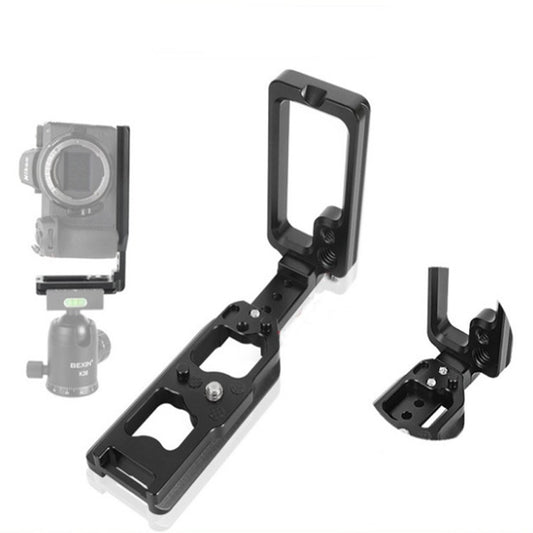 BEXIN for Nikon Z7 / Z6 Push-Pull Type Aluminum Alloy Vertical Shoot Quick Release L Plate Bracket Base Holder - free shipping - PMC Jewellery - Order now!