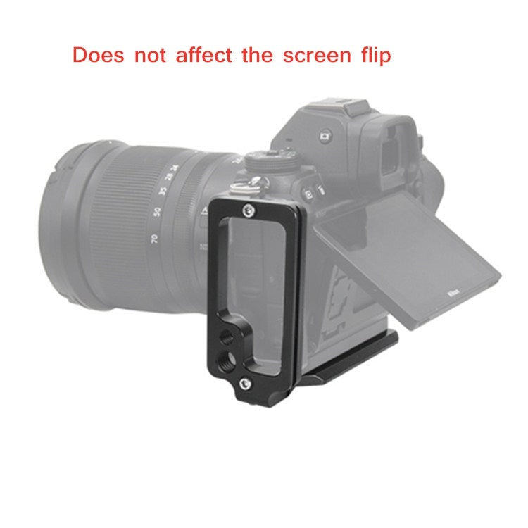 BEXIN for Nikon Z7 / Z6 Push-Pull Type Aluminum Alloy Vertical Shoot Quick Release L Plate Bracket Base Holder - free shipping - PMC TechLife - Order now!