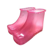 Magnet Portable Household Plastic High Tube Bubble Foot Shoes Bubble Bucket, Size:Height 16.5CM 42 Yards(Rose Red)