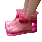 Magnet Portable Household Plastic High Tube Bubble Foot Shoes Bubble Bucket, Size:Height 28CM 45 Yards(Rose Red)