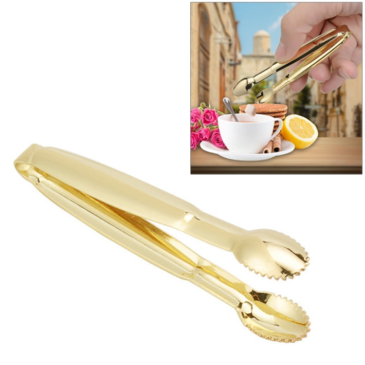 Stainless Steel Coffee Sugar Clip Kitchen Bar Clip(Gold) - Food Clips & Clips by PMC TechLife | Online Shopping South Africa | PMC TechLife